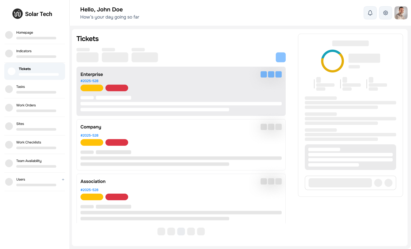 ST Ticket management ST